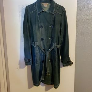 Jean trench coat/Dress